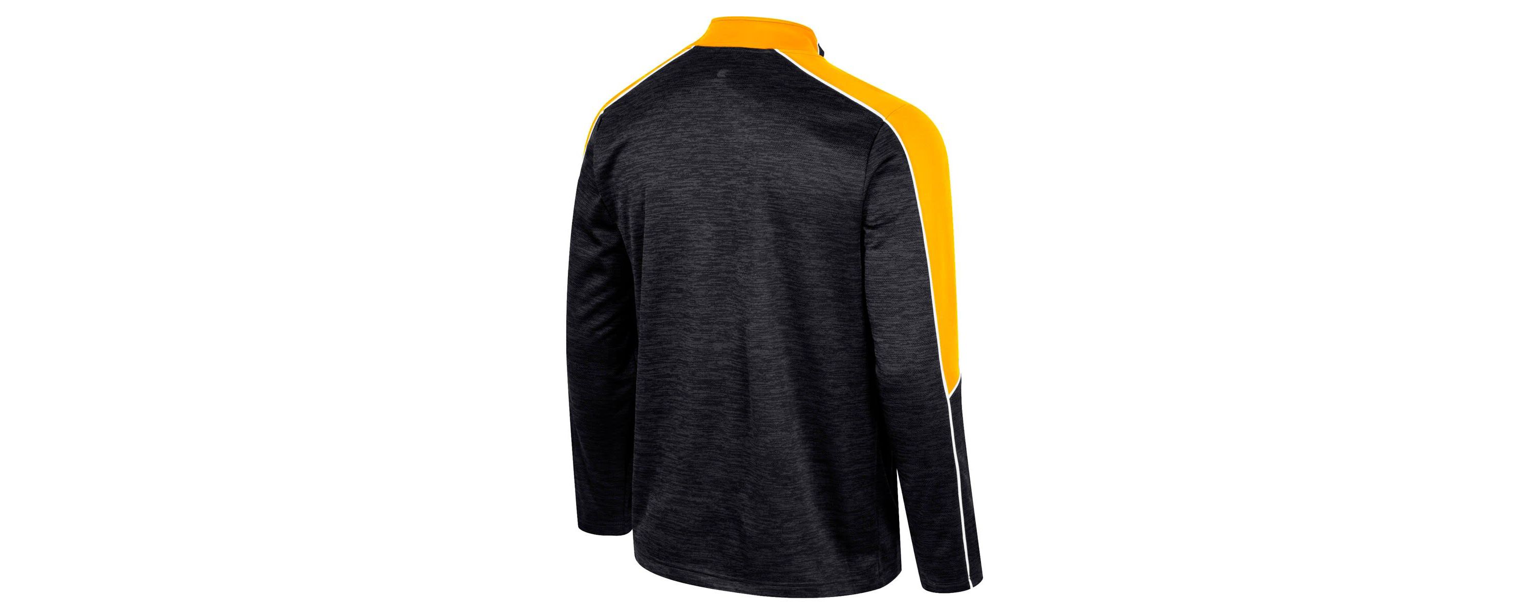 NCAA Iowa Hawkeyes Marled Half-Zip Jacket