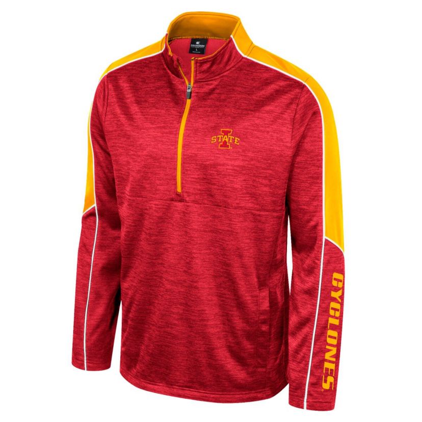 NCAA Iowa State Cyclones Marled Half-Zip Jacket