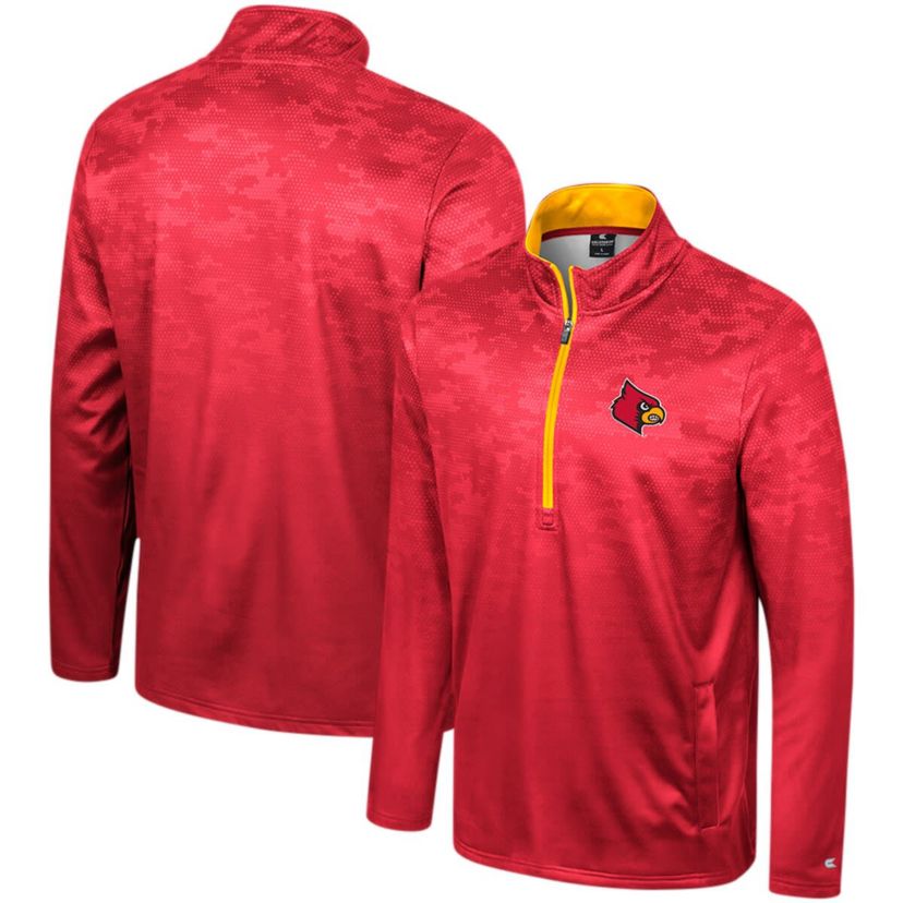 NCAA Louisville Cardinals The Machine Half-Zip Jacket