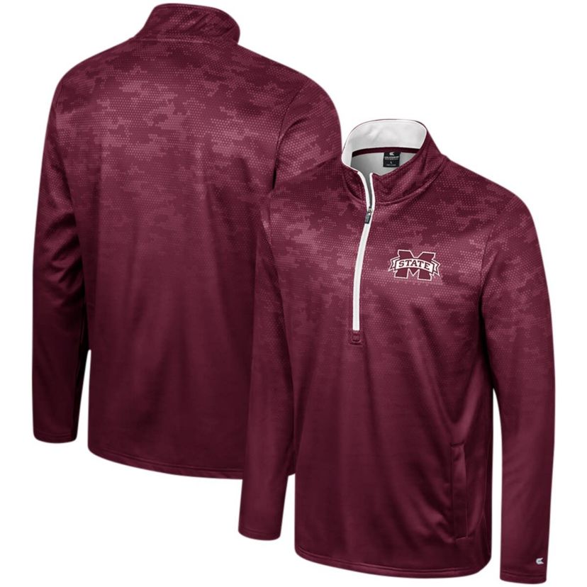 NCAA Mississippi State Bulldogs The Machine Half-Zip Jacket