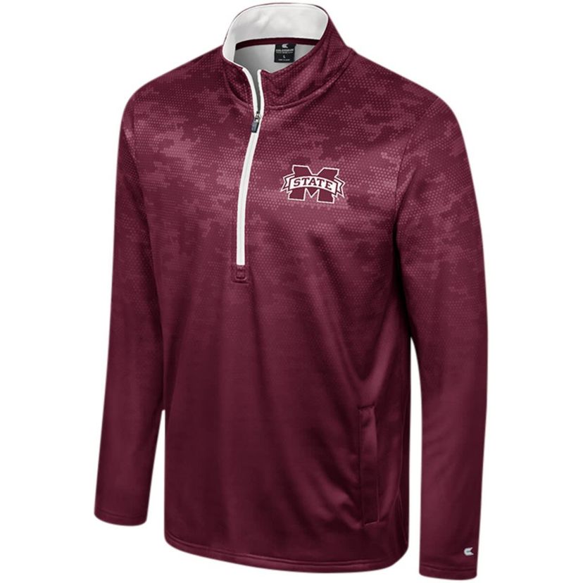 NCAA Mississippi State Bulldogs The Machine Half-Zip Jacket