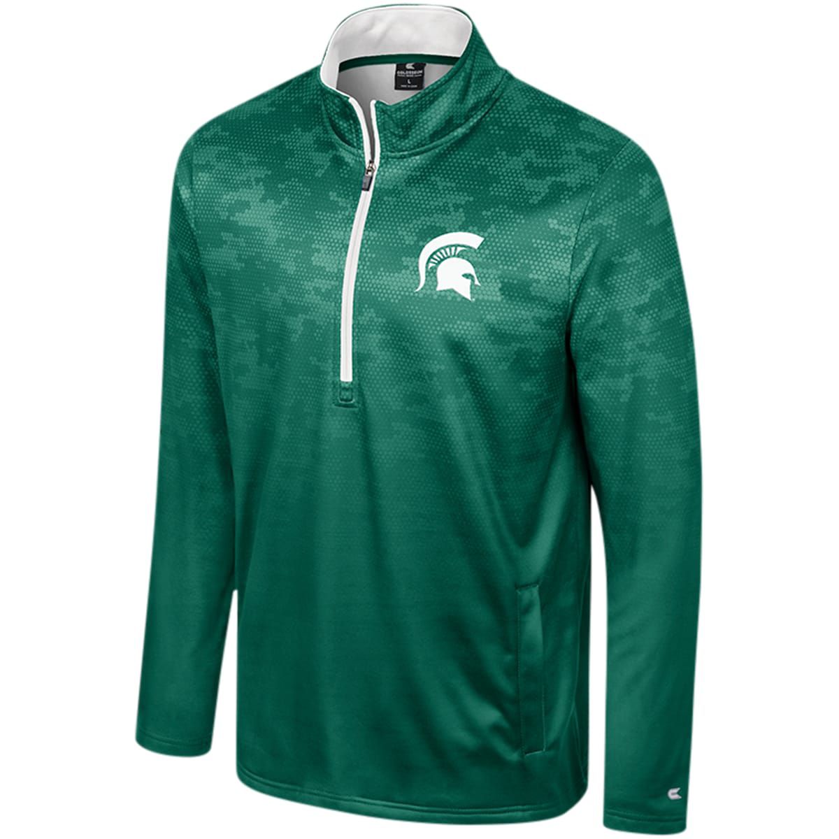 NCAA Michigan State Spartans The Machine Half-Zip Jacket