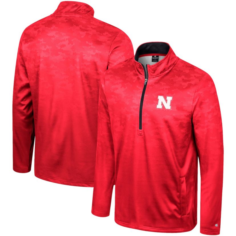 NCAA Nebraska Huskers The Machine Half-Zip Jacket
