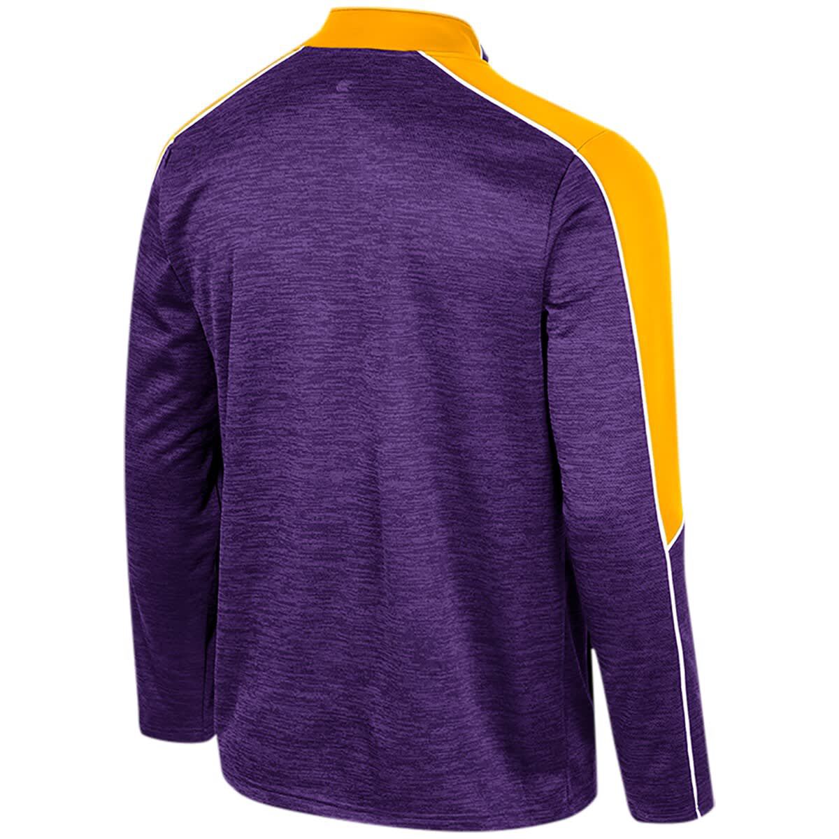 NCAA LSU Tigers Marled Half-Zip Jacket