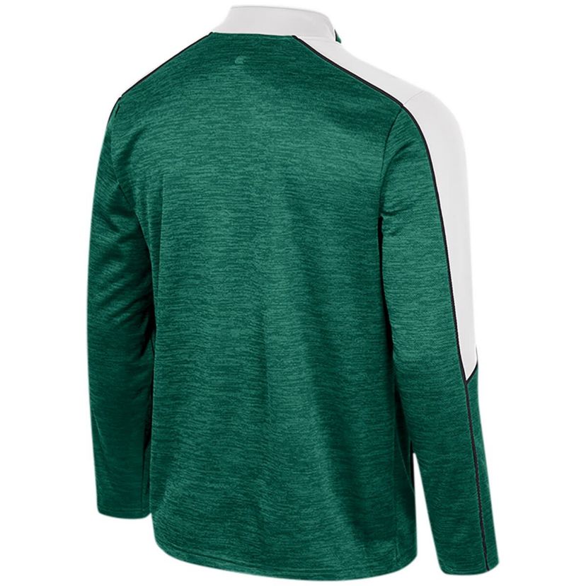 NCAA Michigan State Spartans Marled Half-Zip Jacket