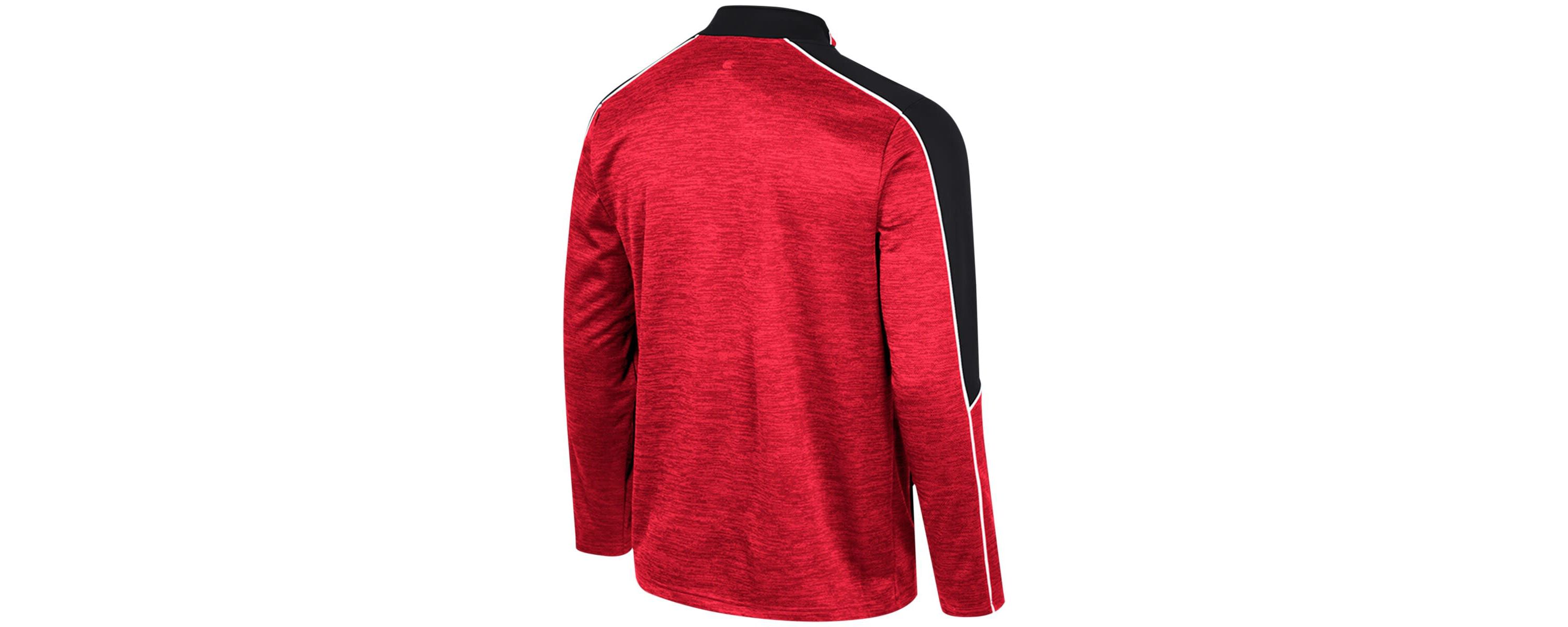 NCAA NC State Wolfpack Marled Half-Zip Jacket