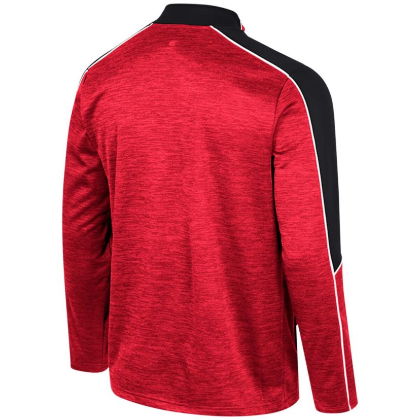 NCAA NC State Wolfpack Marled Half-Zip Jacket