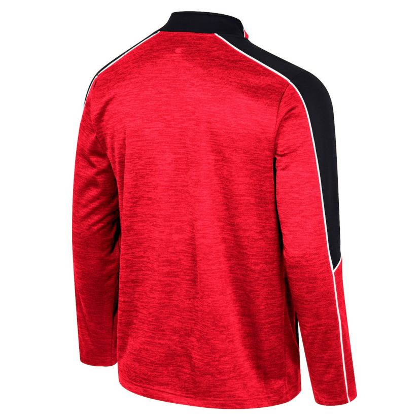 NCAA Nebraska Huskers Marled Half-Zip Jacket