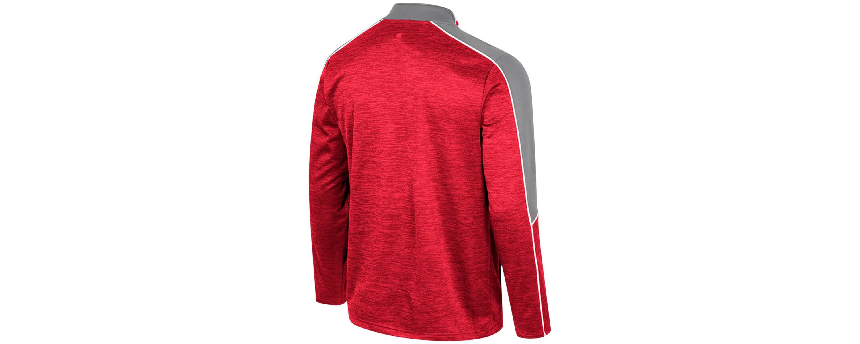 NCAA Ohio State Buckeyes Marled Half-Zip Jacket