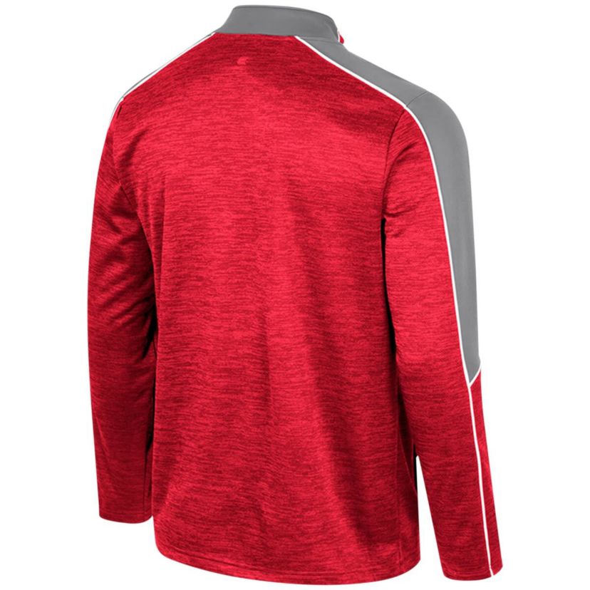 NCAA Ohio State Buckeyes Marled Half-Zip Jacket