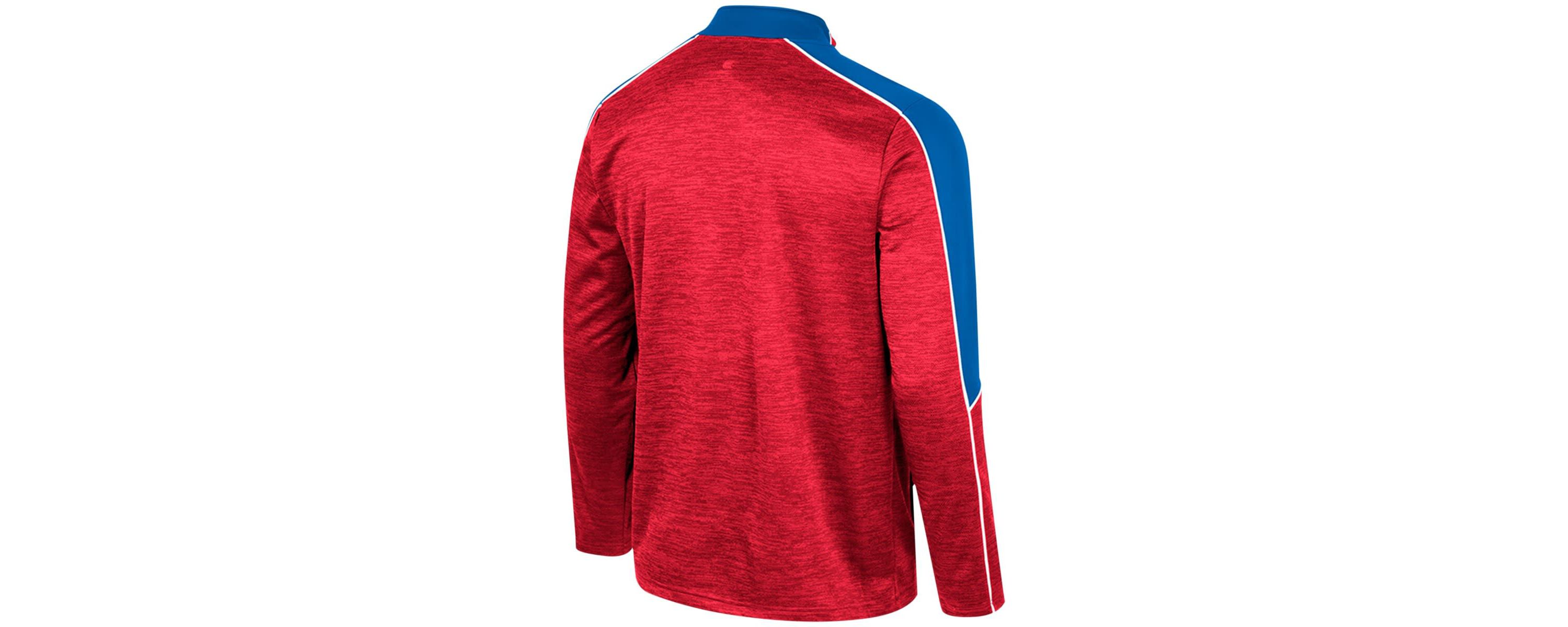 NCAA Ole Miss Rebels Marled Half-Zip Jacket