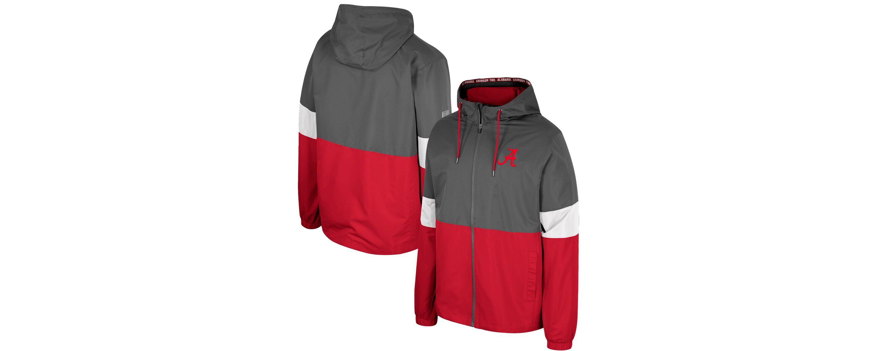 Alabama Crimson Tide NCAA Alabama Tide Miles Full-Zip Jacket