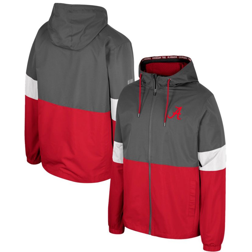 Alabama Crimson Tide NCAA Alabama Tide Miles Full-Zip Jacket