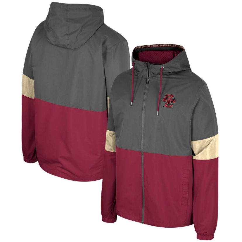 Boston College Eagles NCAA Boston NCAA Eagles Miles Full-Zip Hoodie Jacket