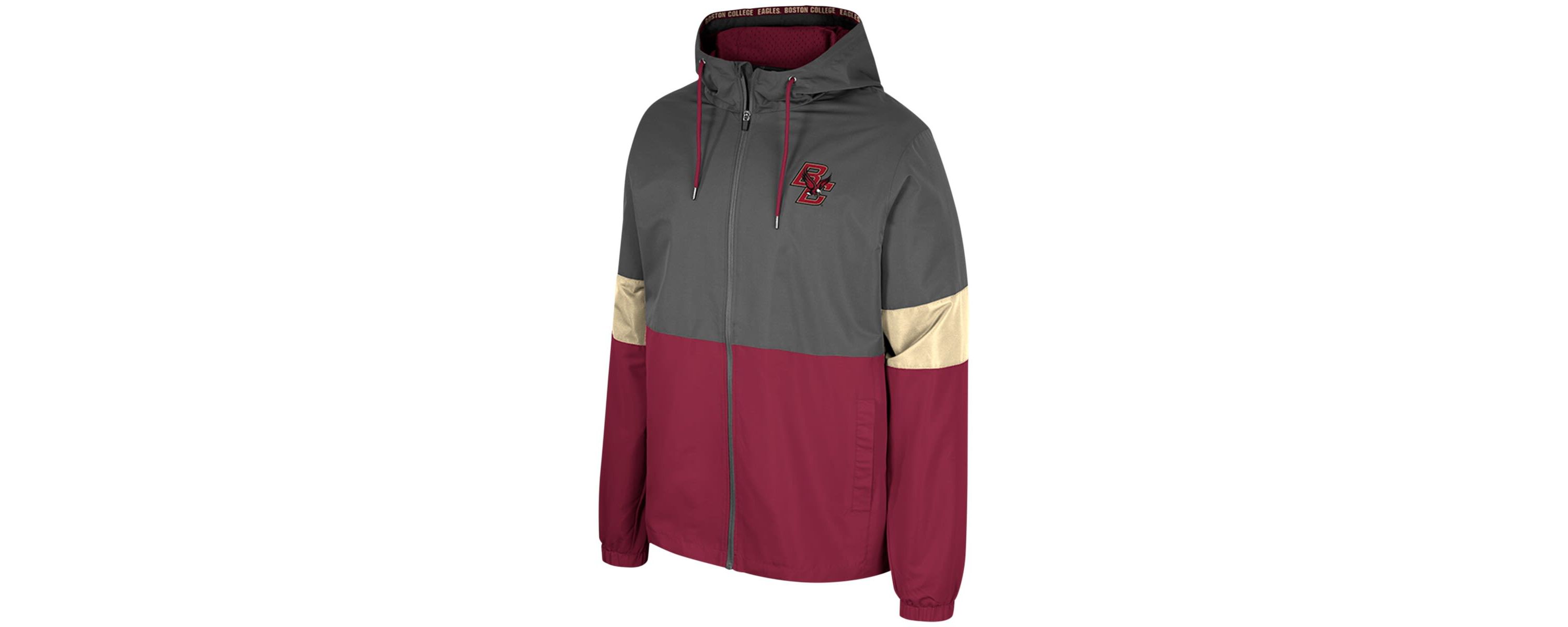 Boston College Eagles NCAA Boston NCAA Eagles Miles Full-Zip Hoodie Jacket