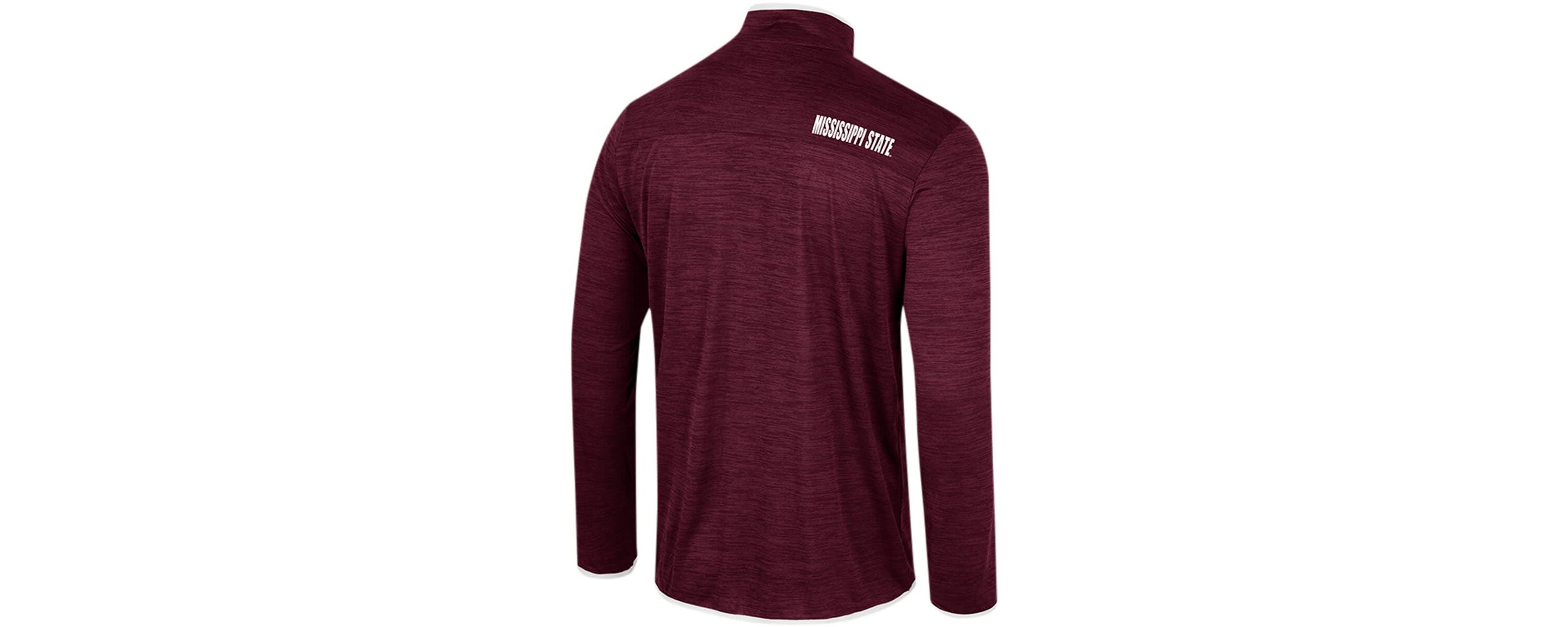 NCAA Mississippi State Bulldogs Wright Quarter-Zip Windshirt