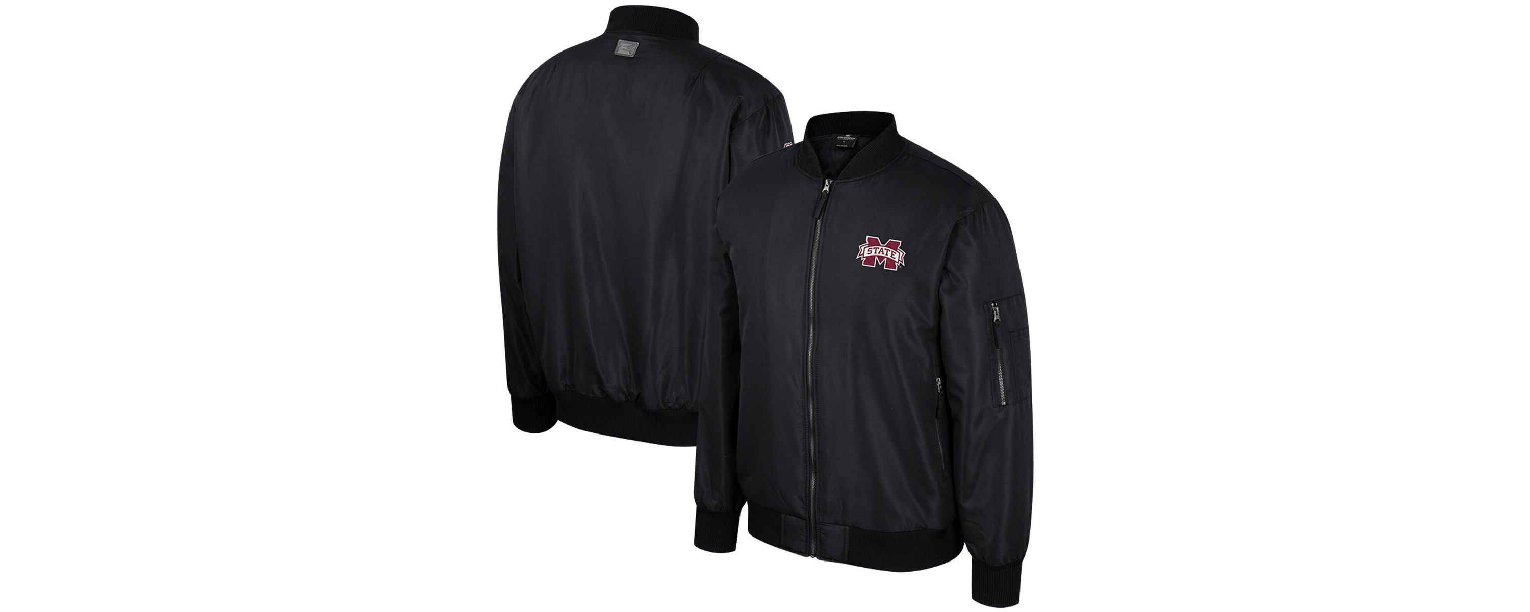 NCAA Mississippi State Bulldogs Full-Zip Bomber Jacket