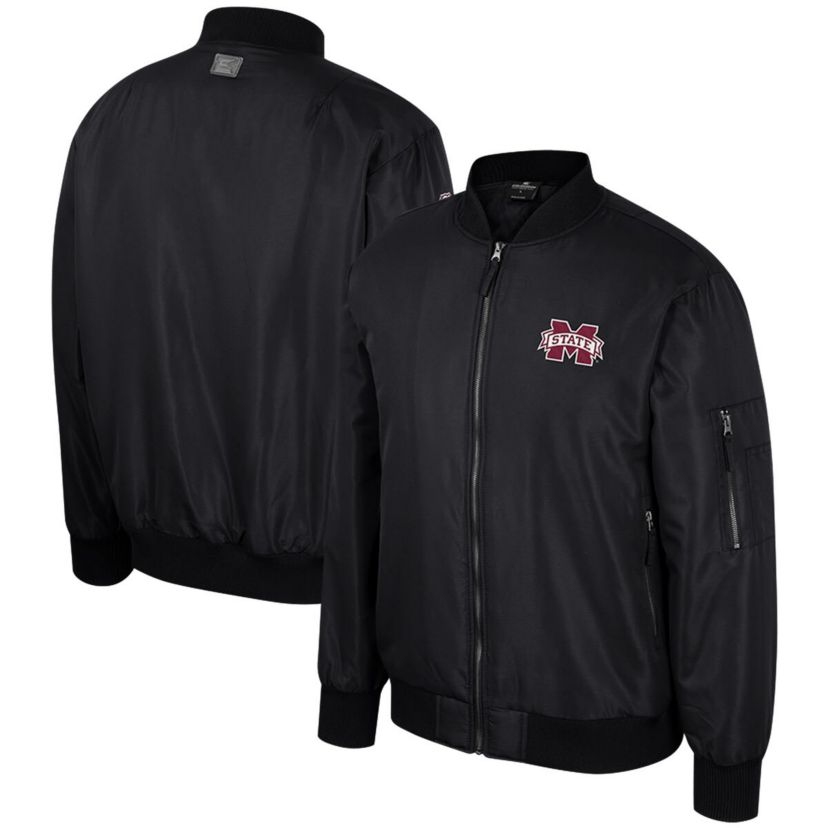 NCAA Mississippi State Bulldogs Full-Zip Bomber Jacket