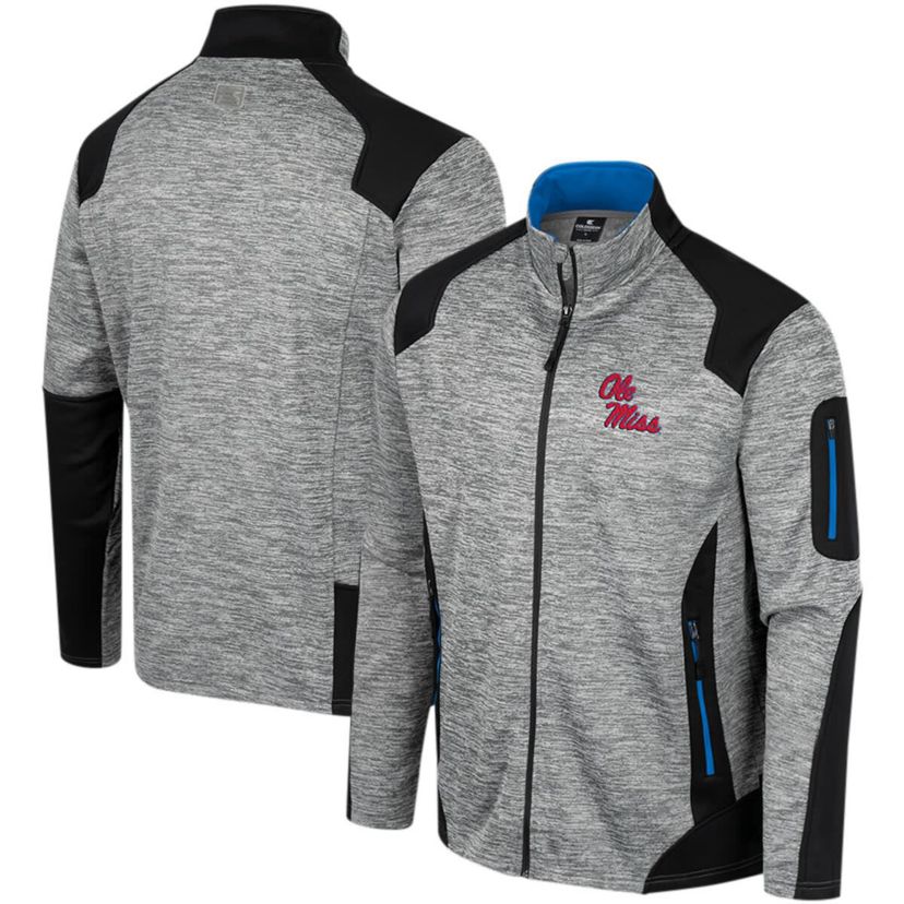NCAA Ole Miss Rebels Silberman Color Block Full-Zip Jacket
