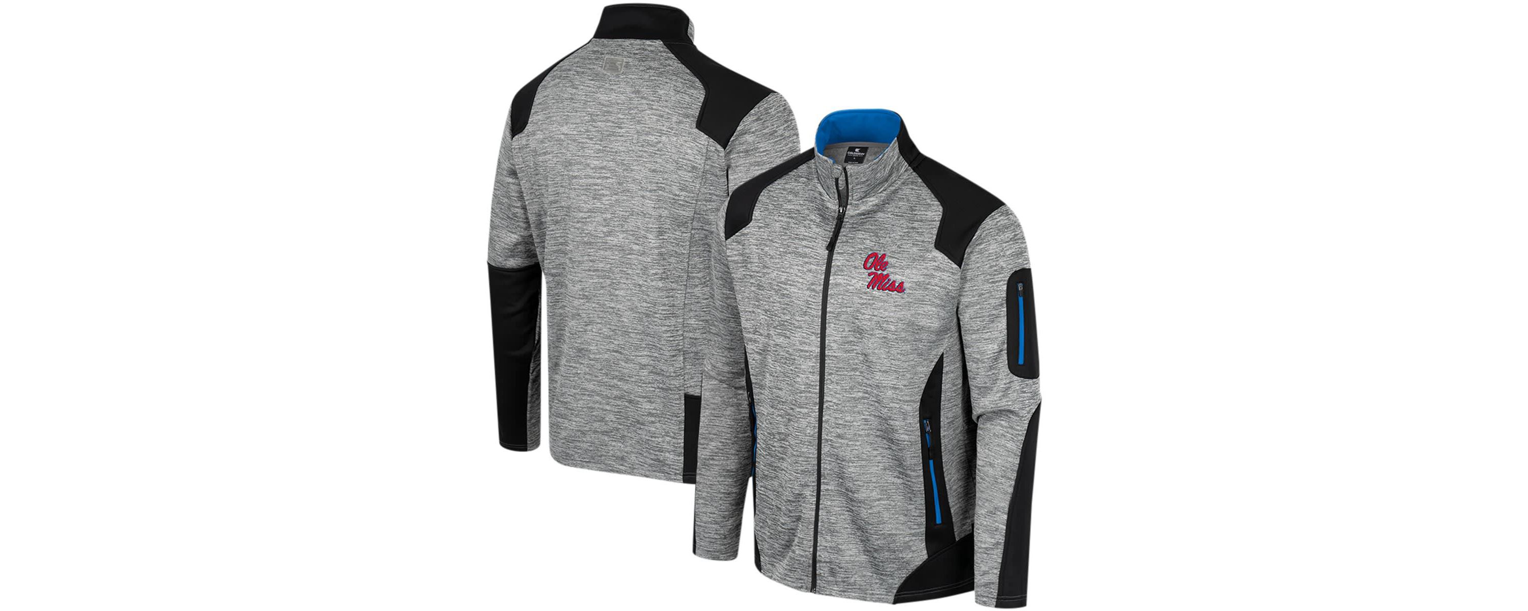 NCAA Ole Miss Rebels Silberman Color Block Full-Zip Jacket