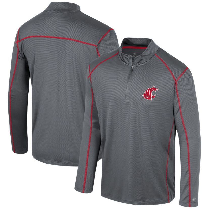 NCAA Washington State Cougars Cameron Quarter-Zip Windshirt