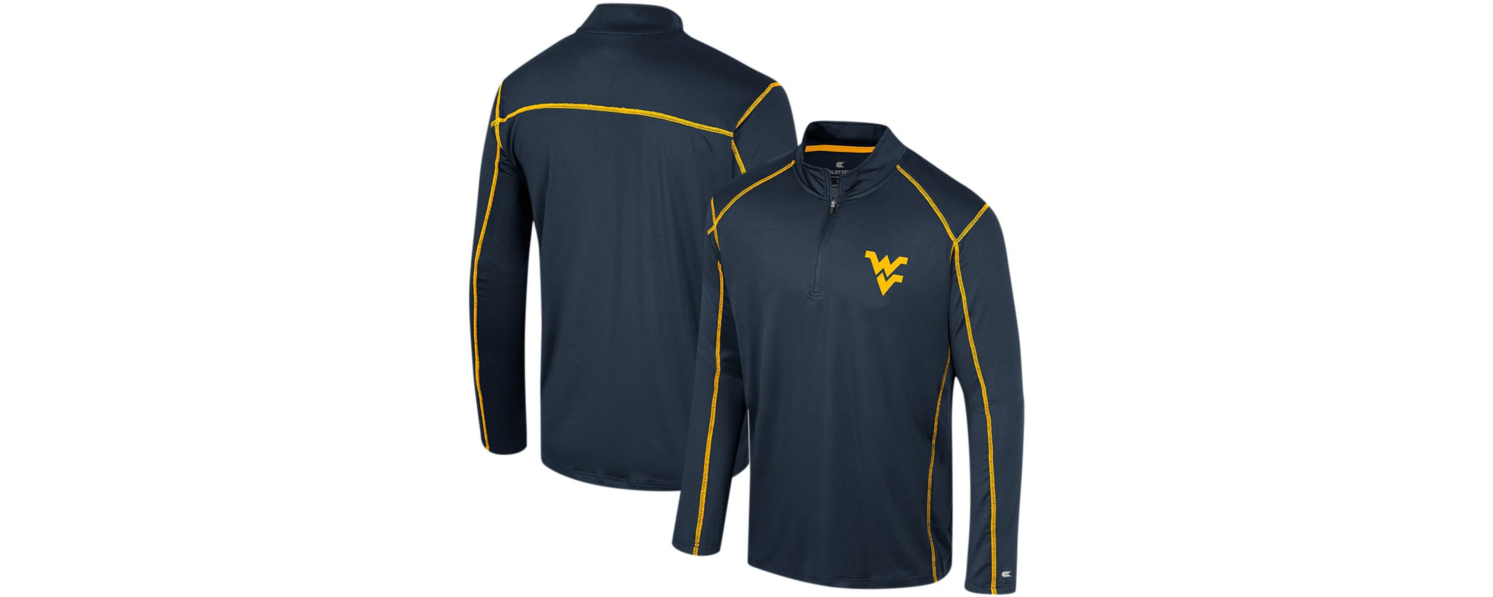 NCAA West Virginia Mountaineers Cameron Quarter-Zip Windshirt