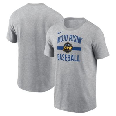 Men's MLB Nike Seattle Mariners City Connect Arched Team Phrase T-Shirt, Gray, Small