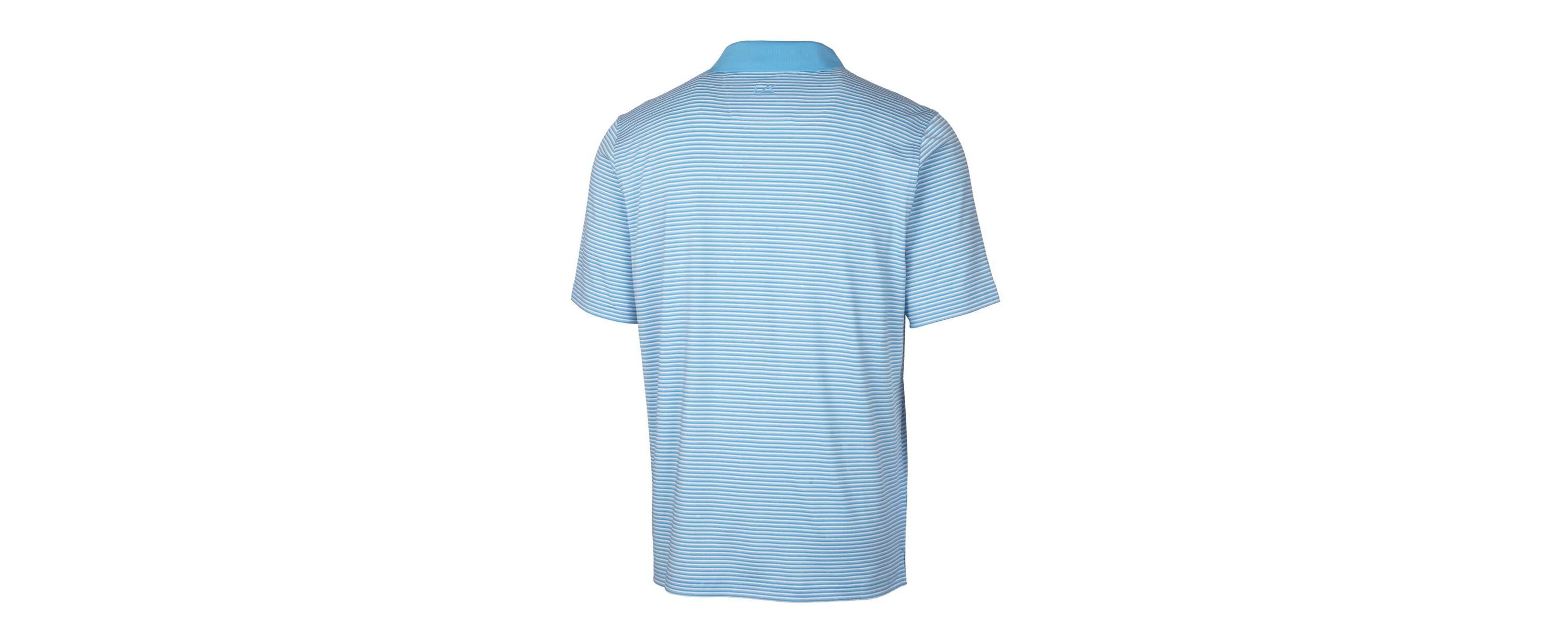 MLB Light Kansas City Royals Forge Tonal Stripe Stretch Polo