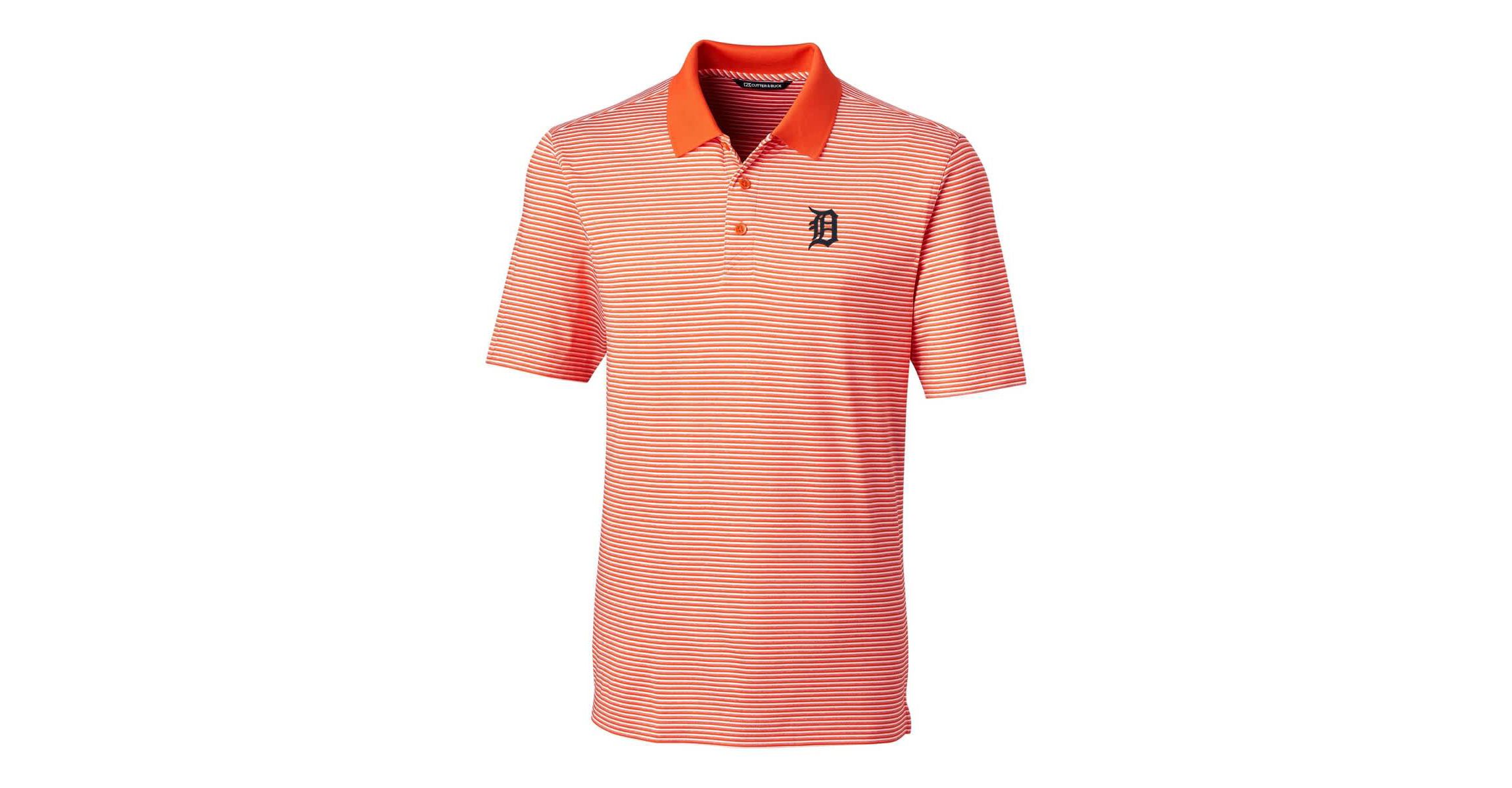 MLB Detroit Tigers Forge Tonal Stripe Stretch Polo