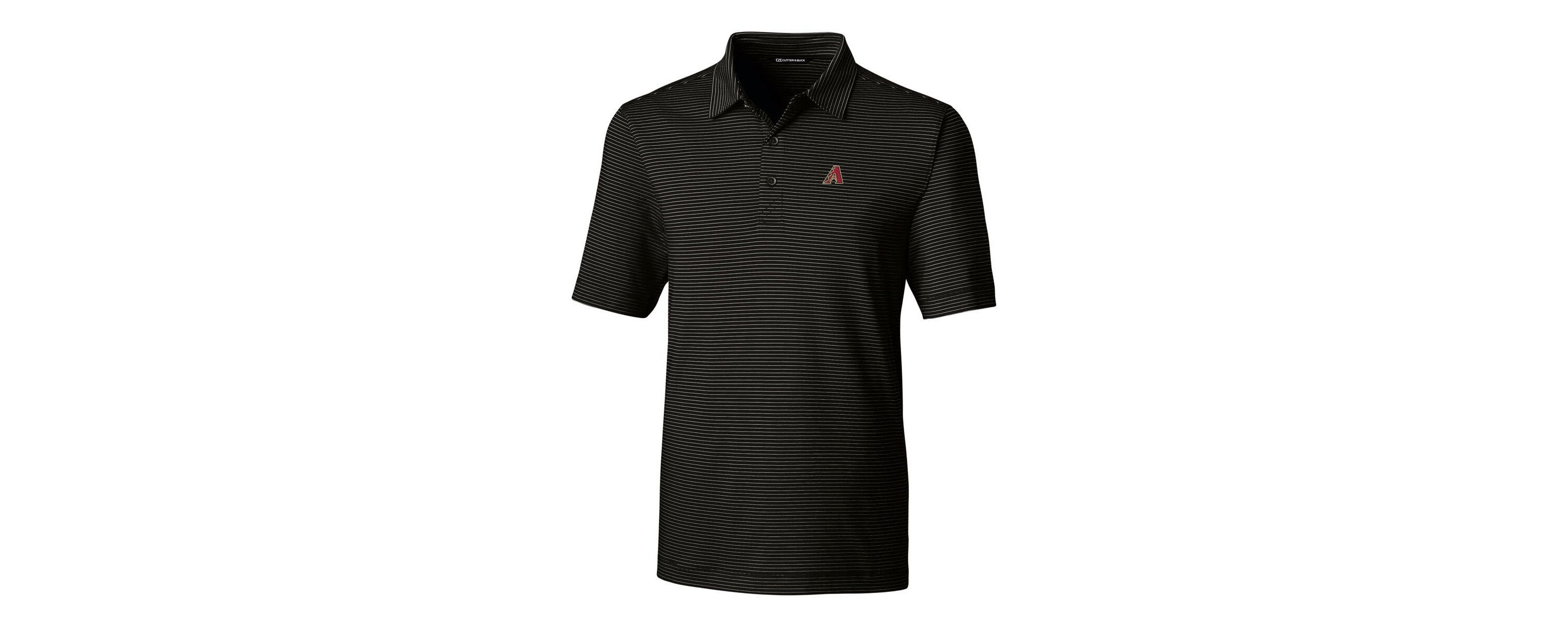 MLB Arizona Diamondbacks Forge Pencil Stripe Stretch Polo