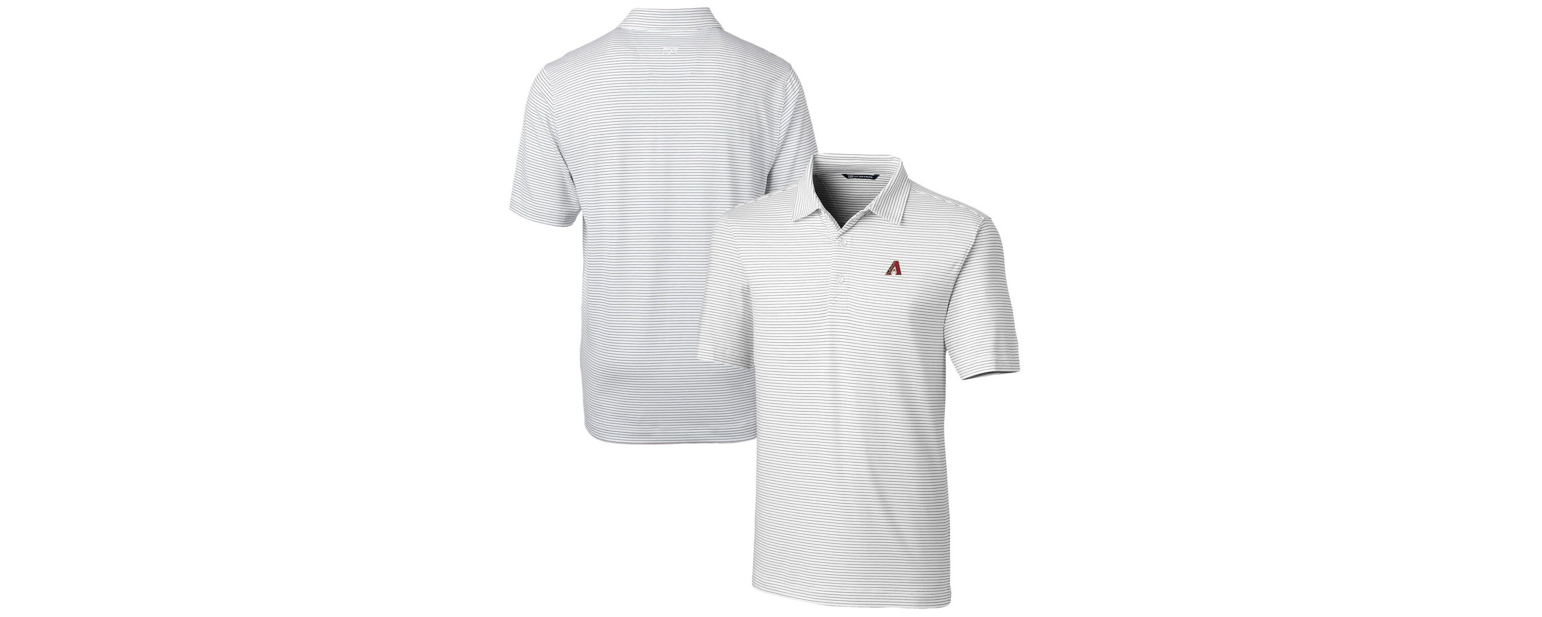 MLB Arizona Diamondbacks Forge Pencil Stripe Stretch Polo