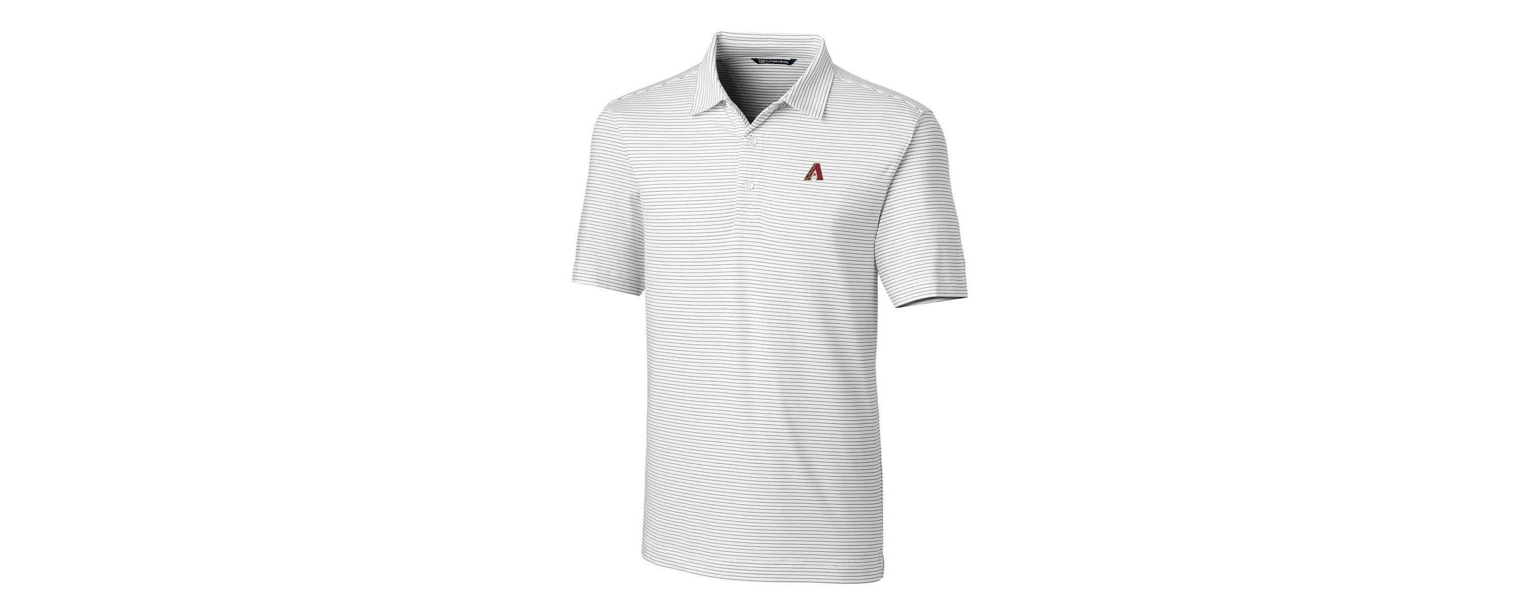 MLB Arizona Diamondbacks Forge Pencil Stripe Stretch Polo
