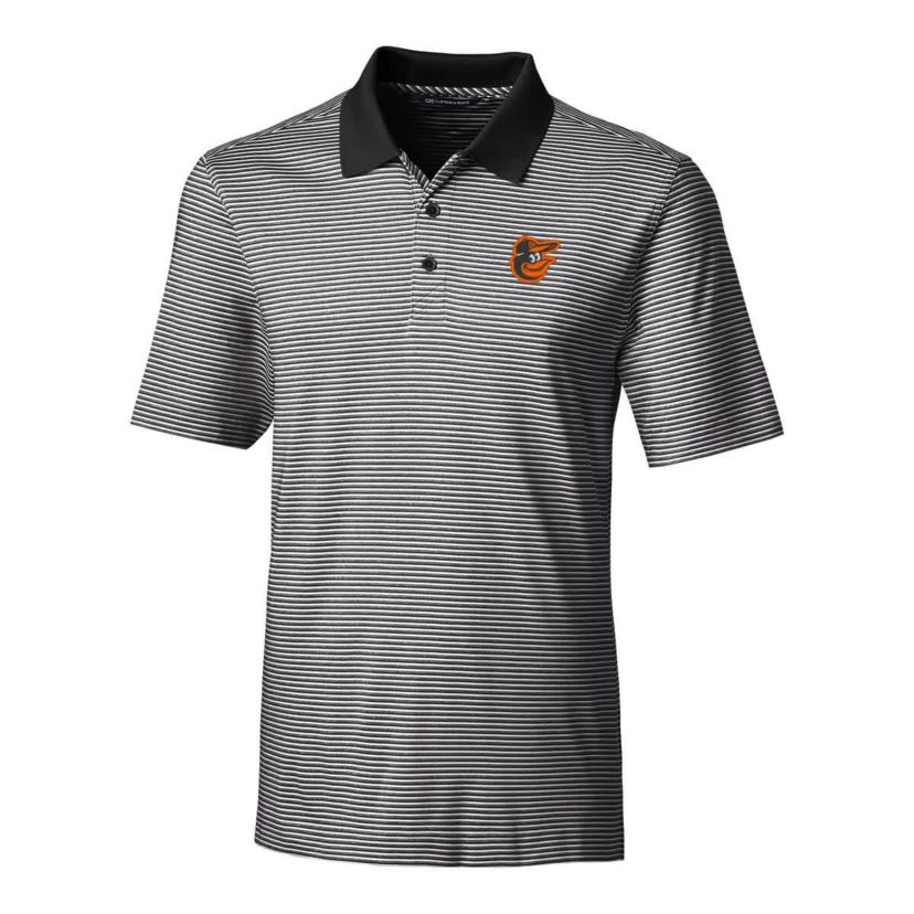 MLB Baltimore Orioles Forge Tonal Stripe Stretch Polo