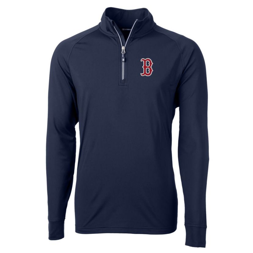 Boston Red Sox MLB Boston Sox Adapt Eco Knit Stretch Recycled Quarter-Zip Pullover Top