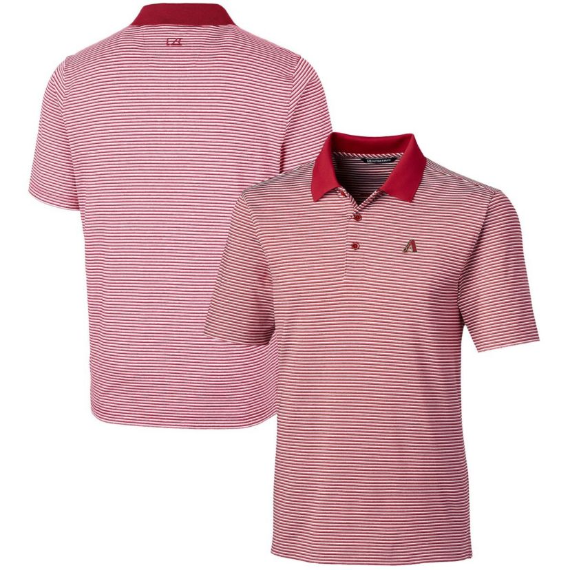 MLB Arizona Diamondbacks Forge Tonal Stripe Stretch Polo