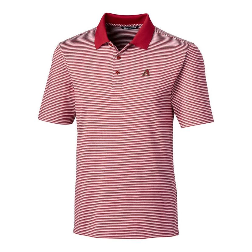 MLB Arizona Diamondbacks Forge Tonal Stripe Stretch Polo