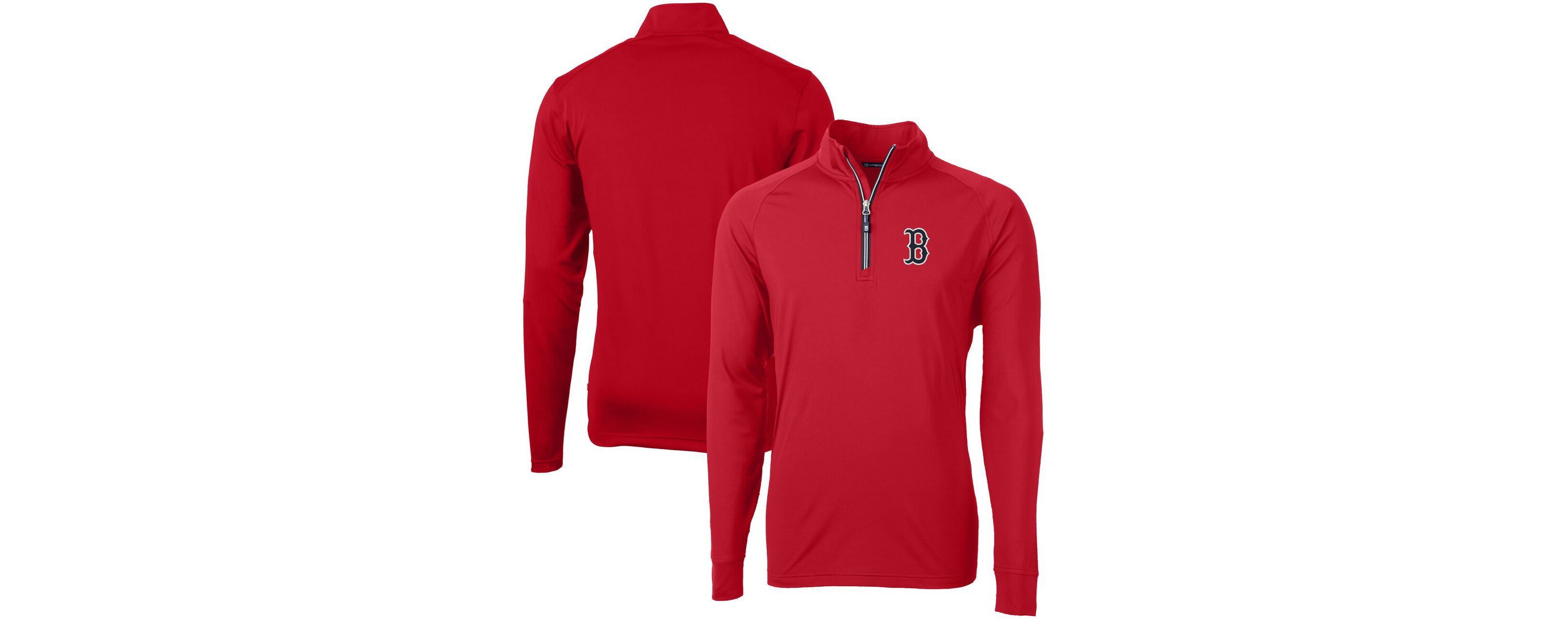 Boston Red Sox MLB Boston Sox Adapt Eco Knit Stretch Recycled Quarter-Zip Pullover Top