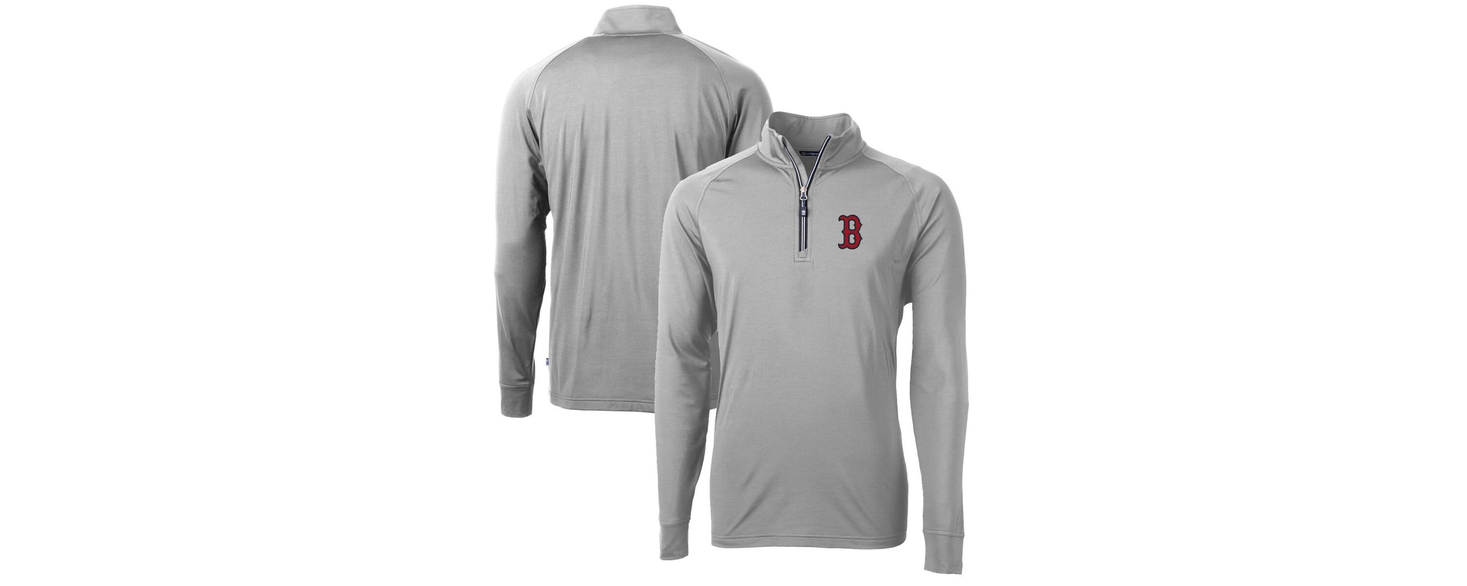 Boston Red Sox MLB Boston Sox Adapt Eco Knit Stretch Recycled Quarter-Zip Pullover Top