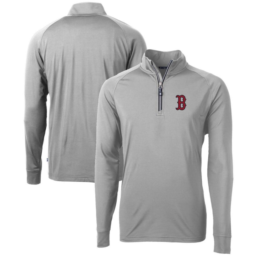 Boston Red Sox MLB Boston Sox Adapt Eco Knit Stretch Recycled Quarter-Zip Pullover Top