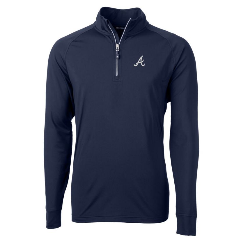 MLB Atlanta Braves Adapt Eco Knit Stretch Recycled Quarter-Zip Pullover Top