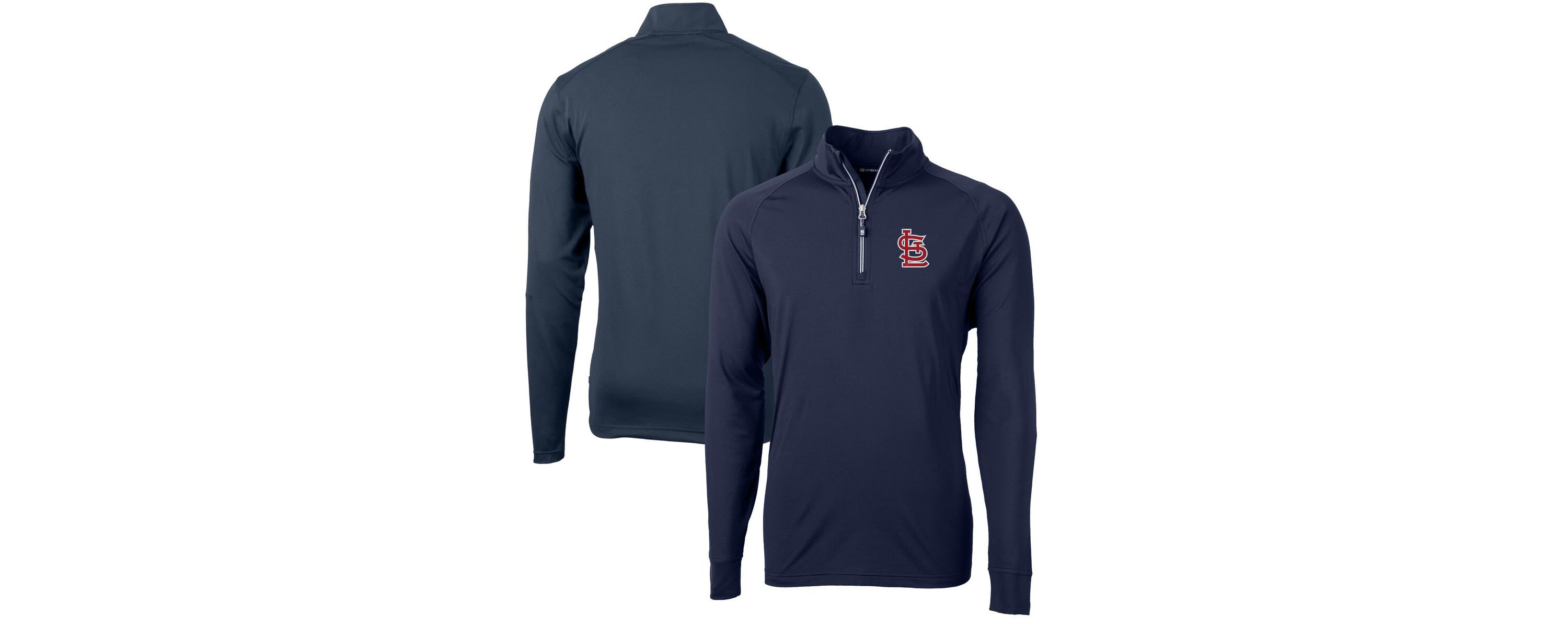 MLB St. Louis Cardinals Adapt Eco Knit Stretch Recycled Quarter-Zip Pullover Top