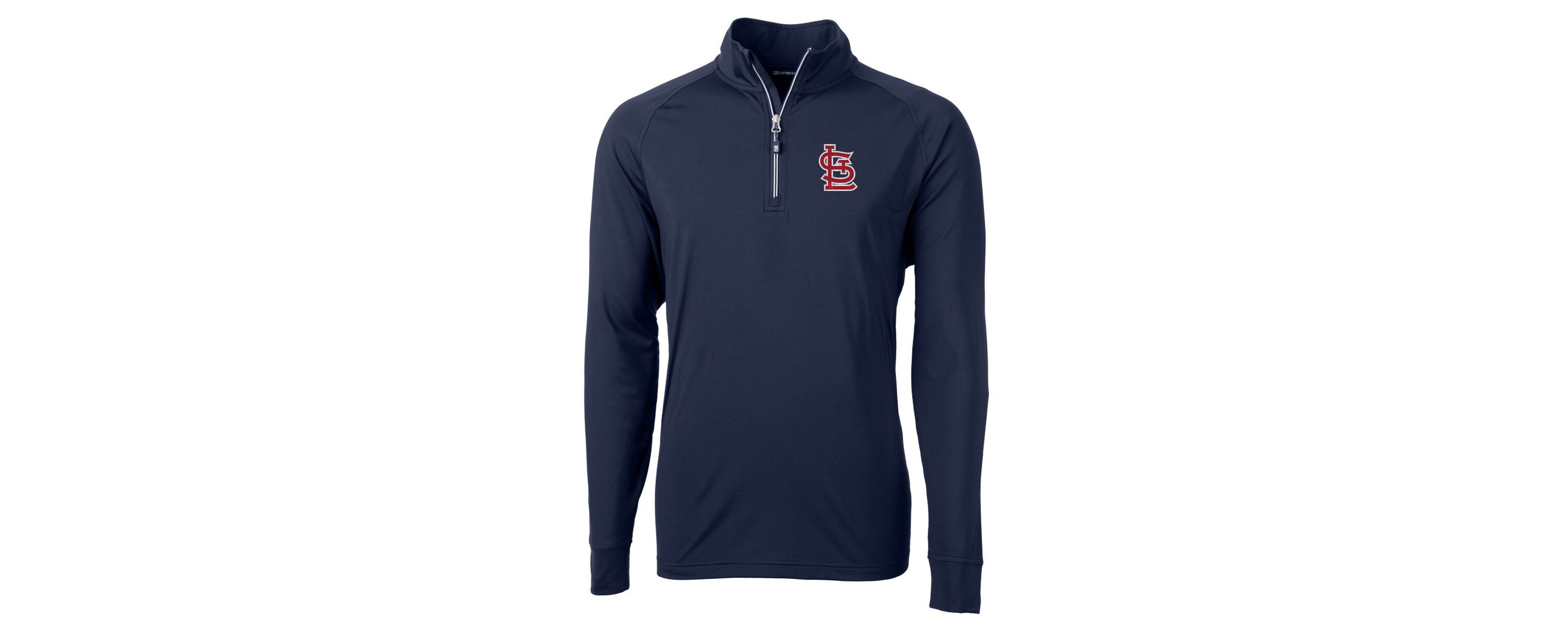MLB St. Louis Cardinals Adapt Eco Knit Stretch Recycled Quarter-Zip Pullover Top