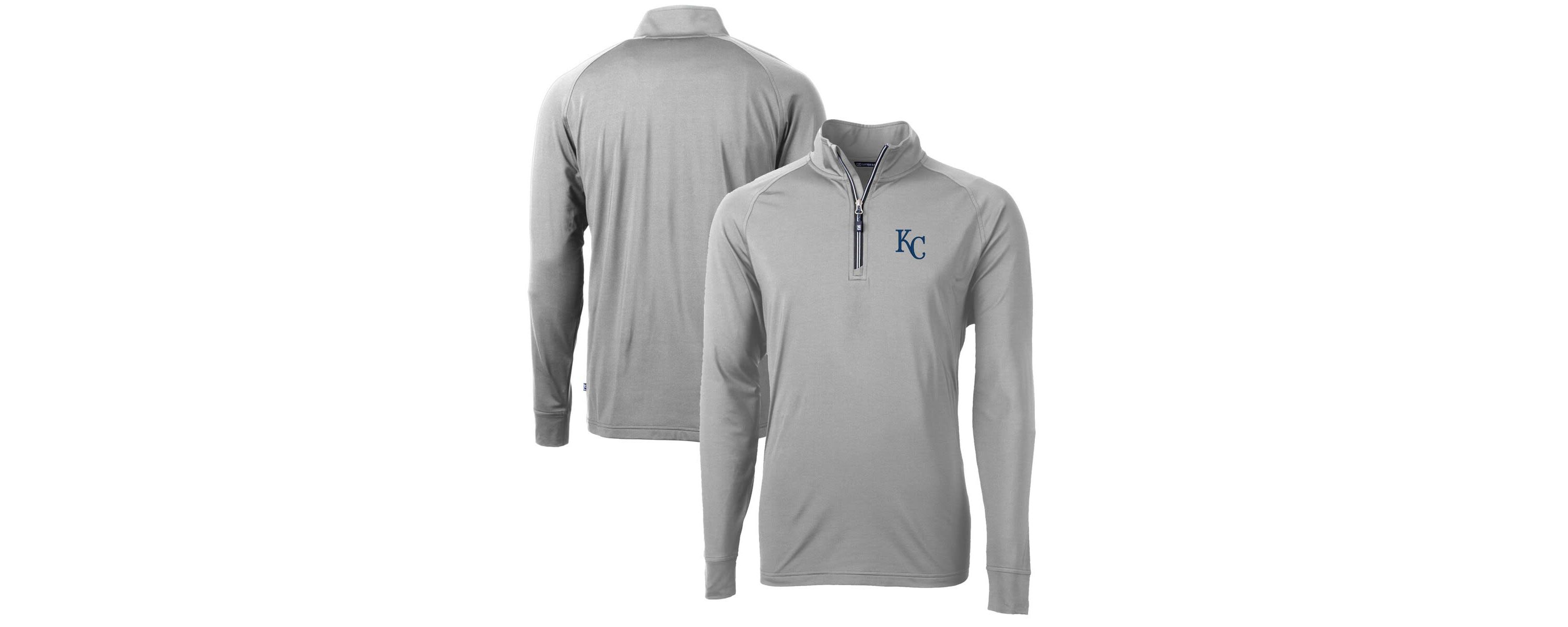 MLB Kansas City Royals Adapt Eco Knit Stretch Recycled Quarter-Zip Pullover Top