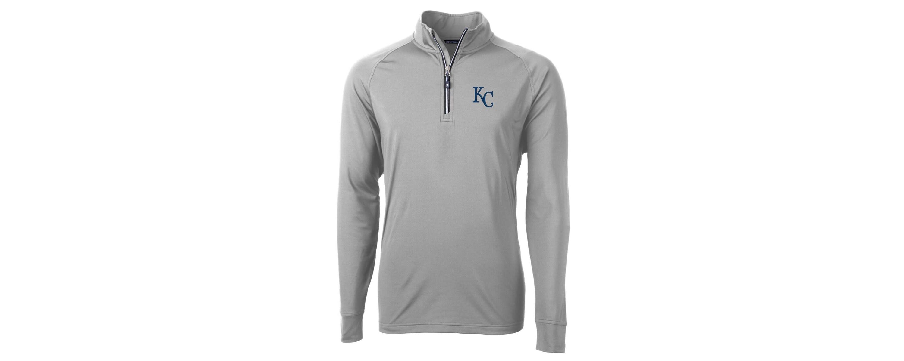 MLB Kansas City Royals Adapt Eco Knit Stretch Recycled Quarter-Zip Pullover Top