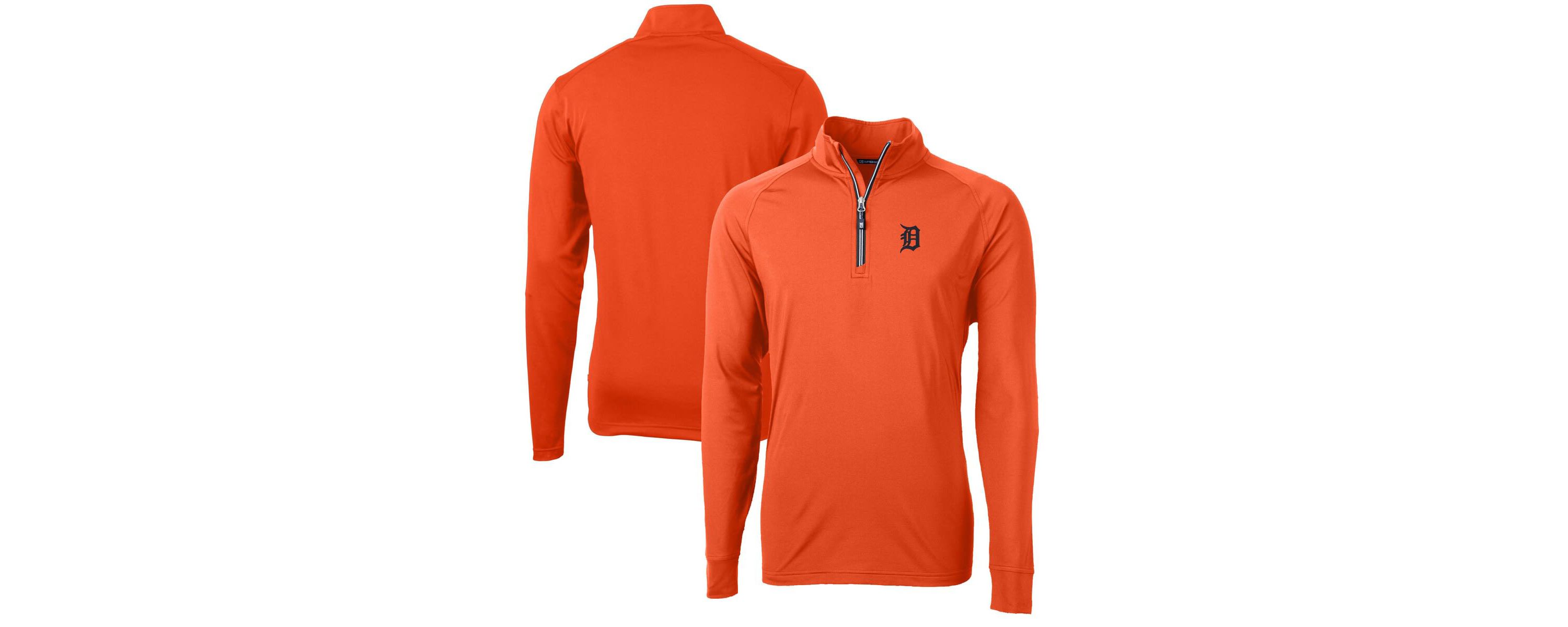 MLB Detroit Tigers Adapt Eco Knit Stretch Recycled Quarter-Zip Pullover Top