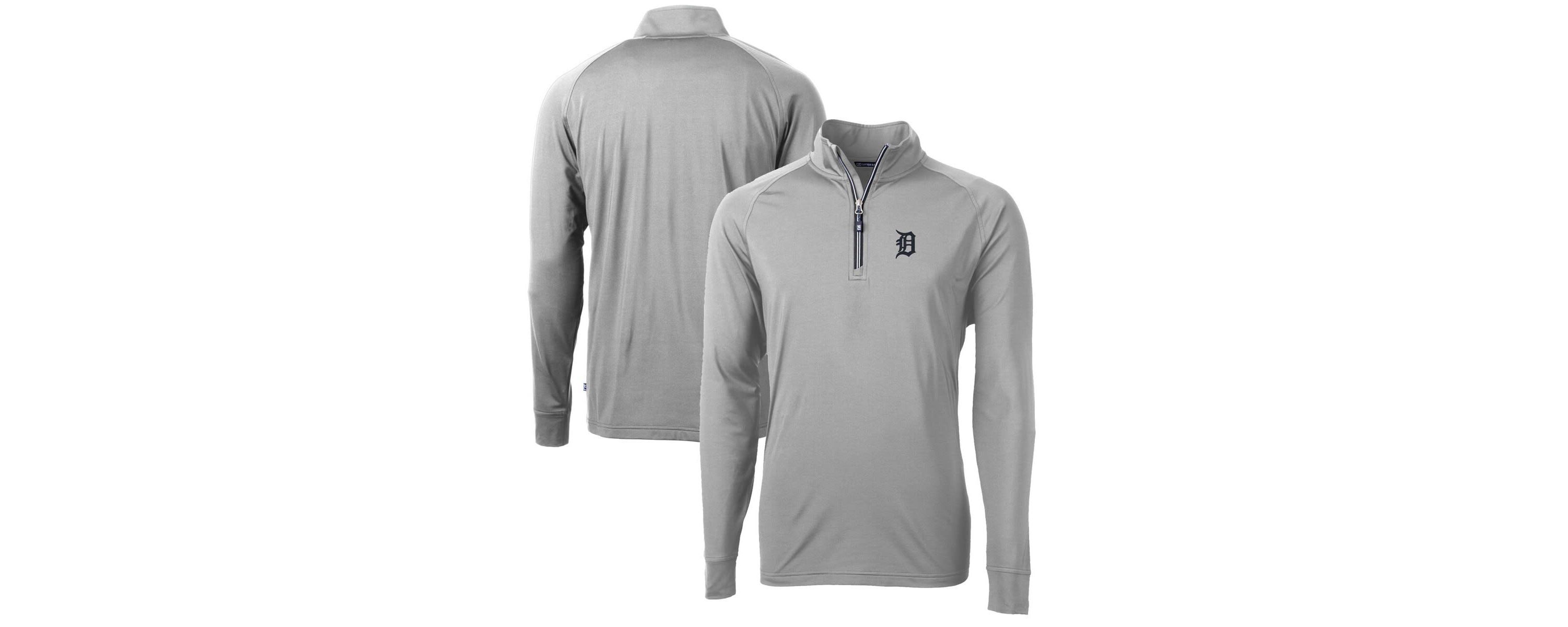 MLB Detroit Tigers Adapt Eco Knit Stretch Recycled Quarter-Zip Pullover Top
