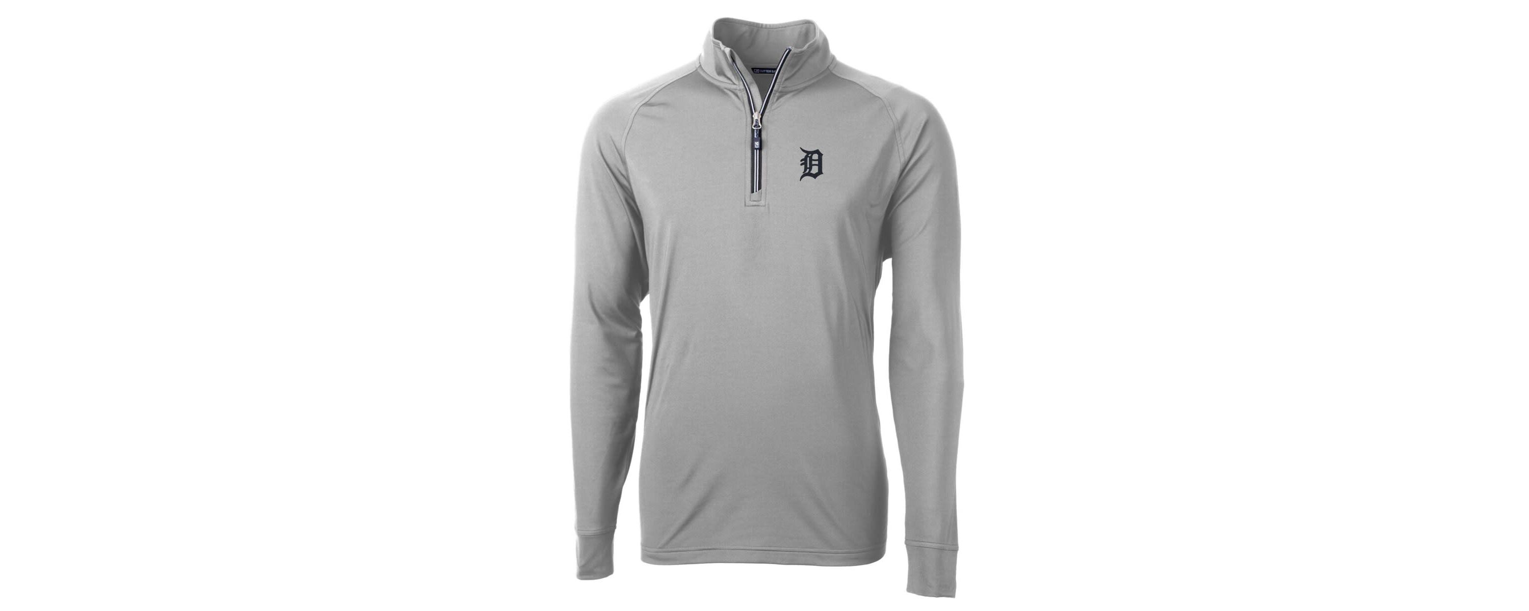 MLB Detroit Tigers Adapt Eco Knit Stretch Recycled Quarter-Zip Pullover Top