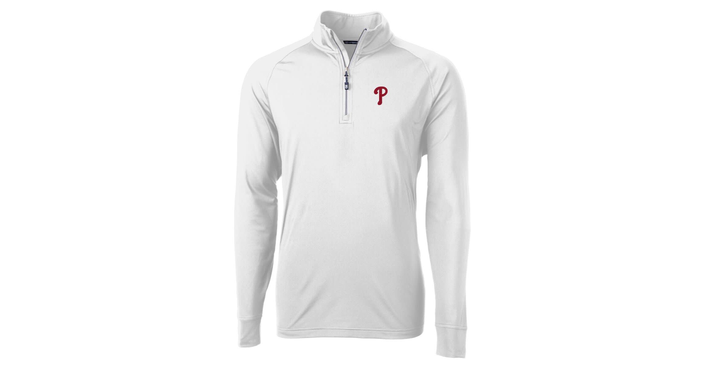 MLB Philadelphia Phillies Adapt Eco Knit Stretch Recycled Quarter-Zip Pullover Top