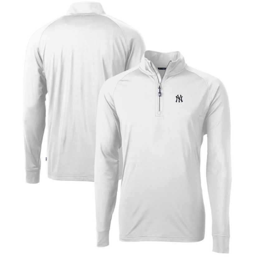 MLB New York Yankees Adapt Eco Knit Stretch Recycled Quarter-Zip Pullover Top