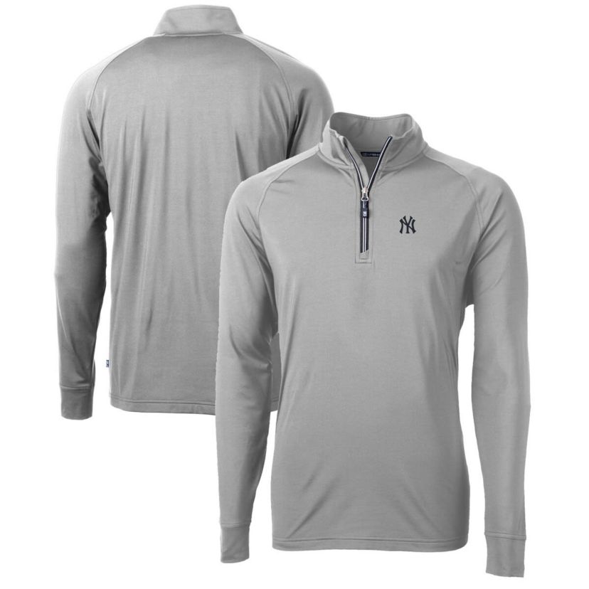 MLB New York Yankees Adapt Eco Knit Stretch Recycled Quarter-Zip Pullover Top
